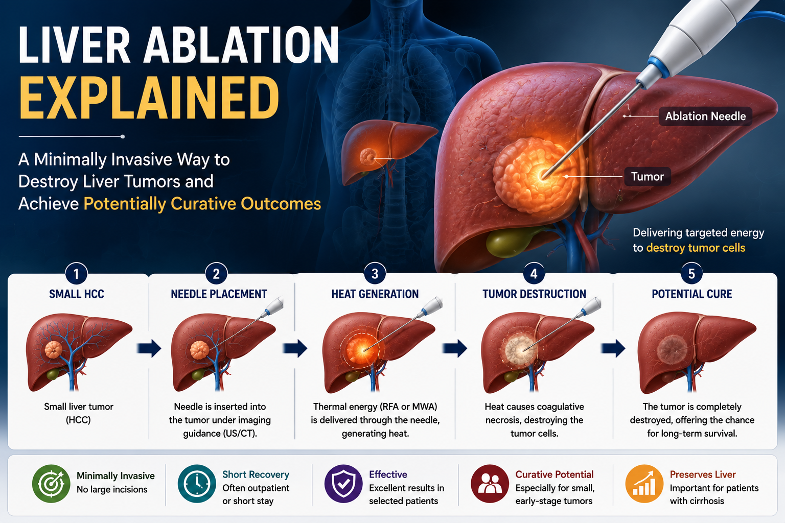 Liver Ablation Explained: Radiofrequency and Microwave Ablation for Hepatocellular Carcinoma (HCC)