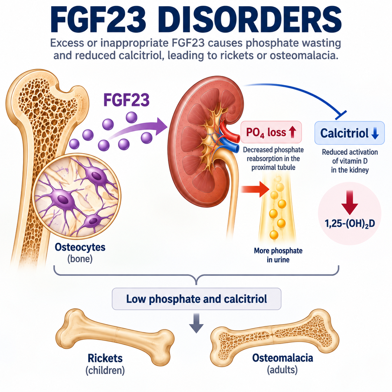 FGF23 Disorders Explained: Tumor-Induced Osteomalacia, XLH and Hypophosphatemic Disorders
